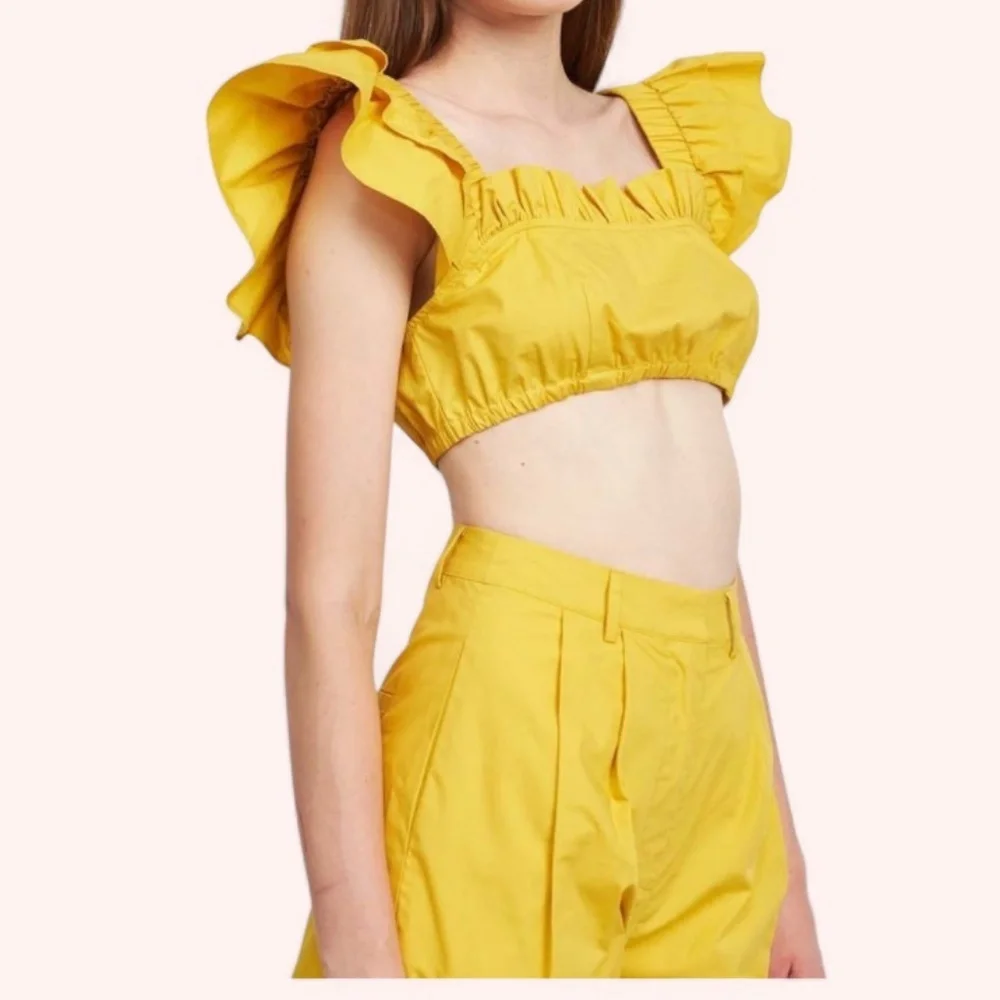 En Saison Yellow Short Set NWT Size S - Picture 1 of 10
